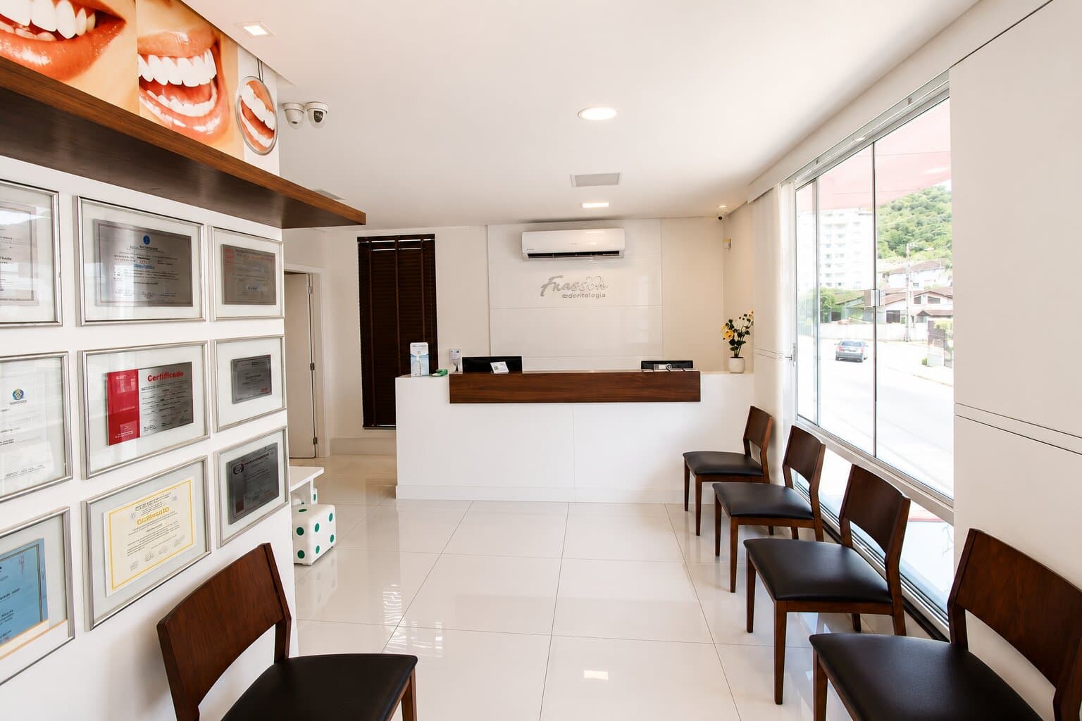 Recepção da Frasson Odontologia